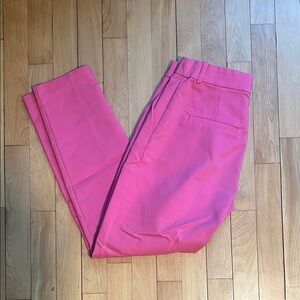 Women’s Pink ankle Cropped Trousers